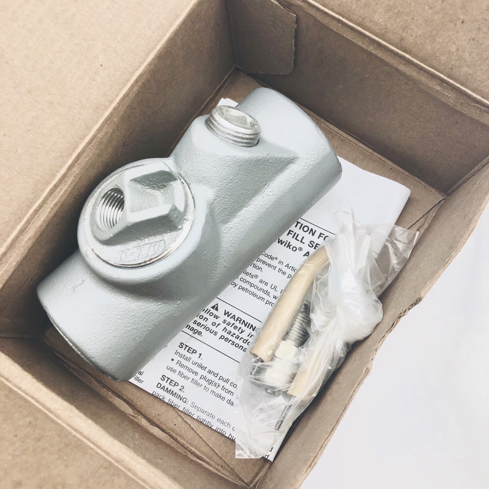 APPLETON (EMERSON) EYDEF100AL 1" ALUMINIUM CONDUIT SEALING FITTINGS