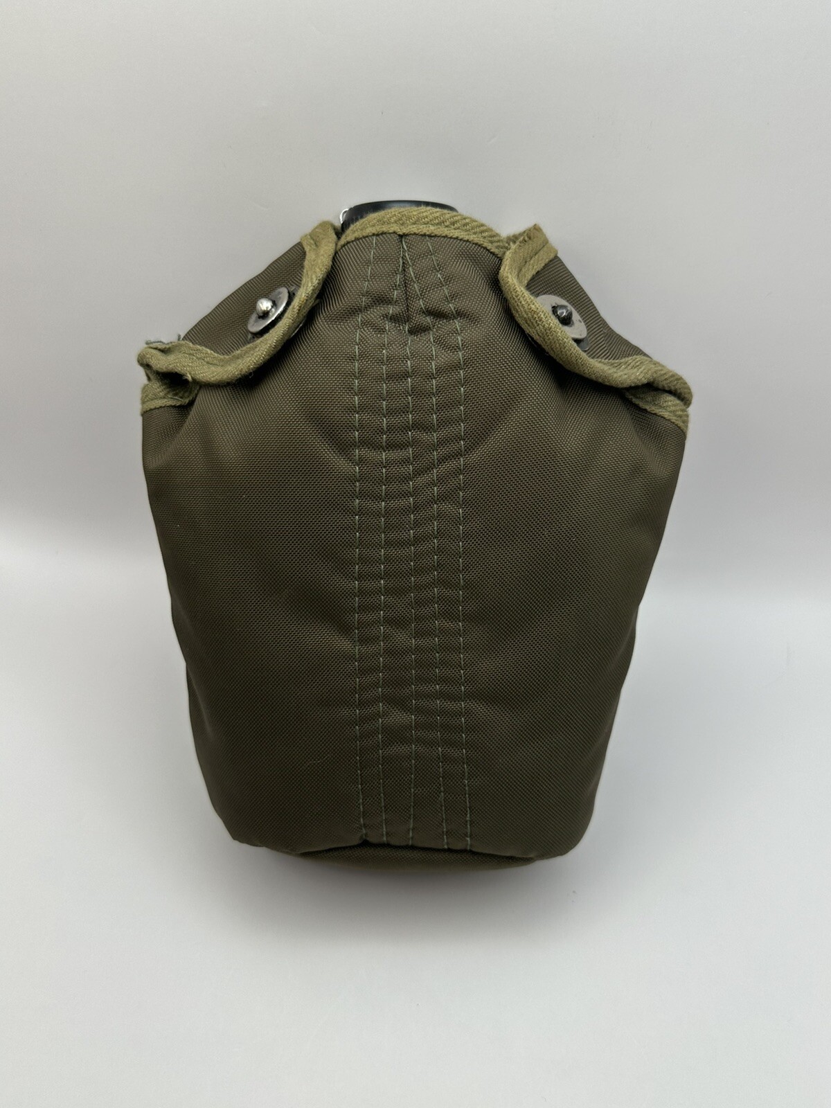 VTG Aluminum Canteen With Cork In Cap / Insulated Green Carry Bag