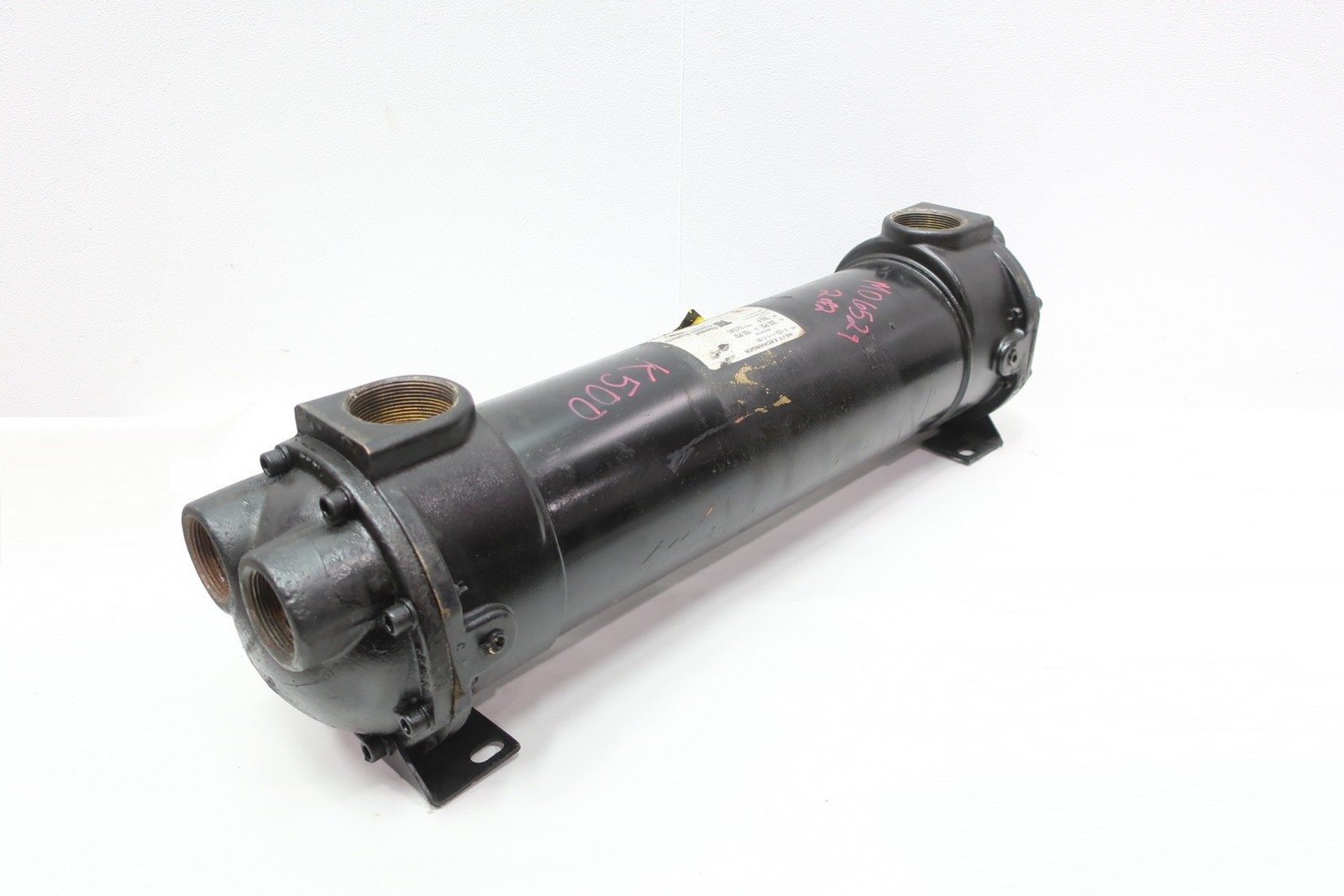 Thermal Transfer A-1224-4-6-F-BR Shell And Tube Heat Exchanger 2in X 1-1/2in Npt