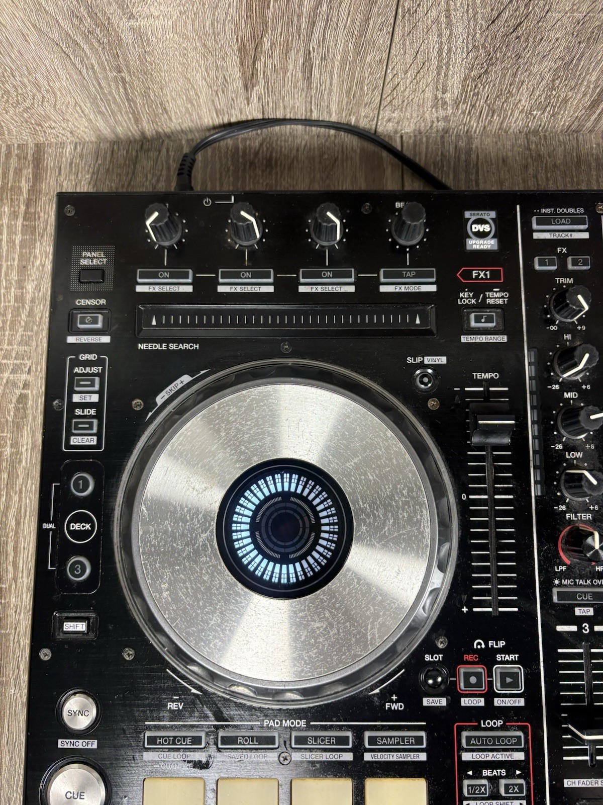 Pioneer DDJ-SX2 Performance DJ Controller With AC Power Adapter Tested.