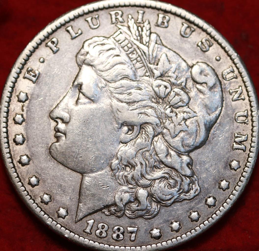 1887-O Morgan Silver Dollar ($1), New Orleans Mint, 90% Silver