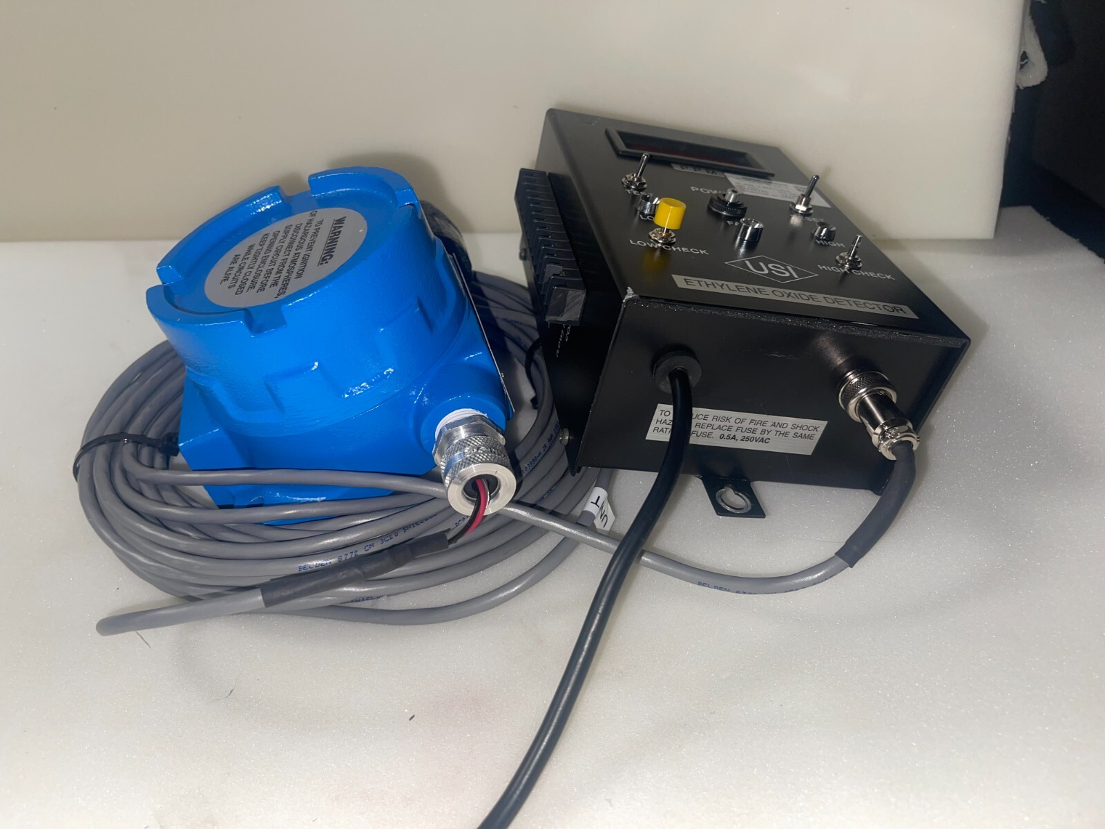 NEW OPEN BOX USI Ethylene Oxide Detector with Controller - New – Open box