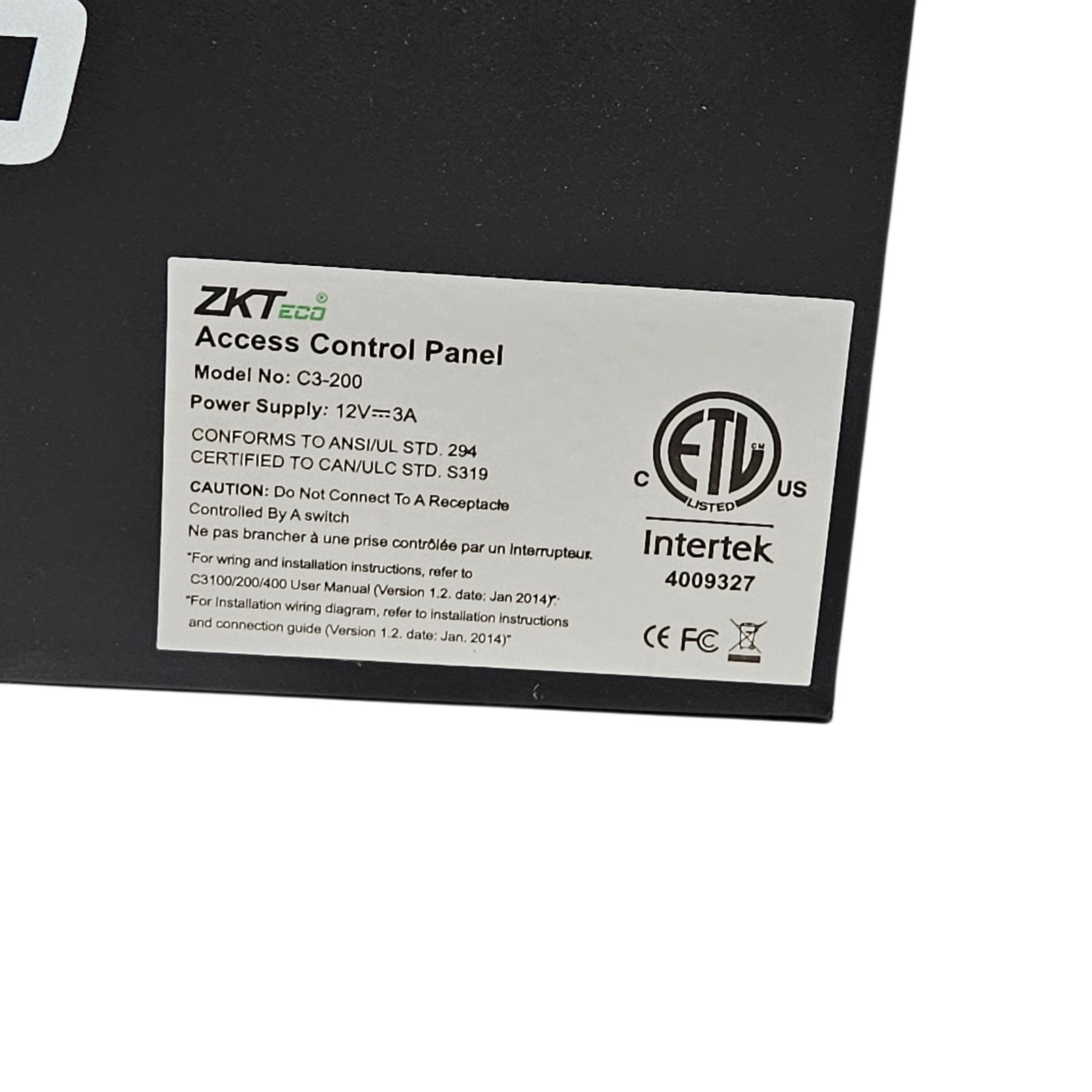 ZKTeco Access Control Panel ZKT eco C3-200