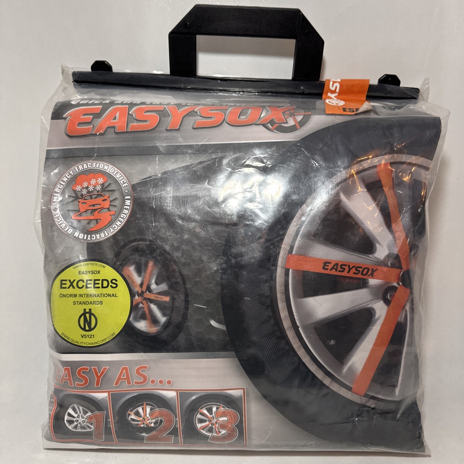 Easysox ES84 Tire Socks Pair Easy Sox Traction Alternative Chain Auto Car Truck