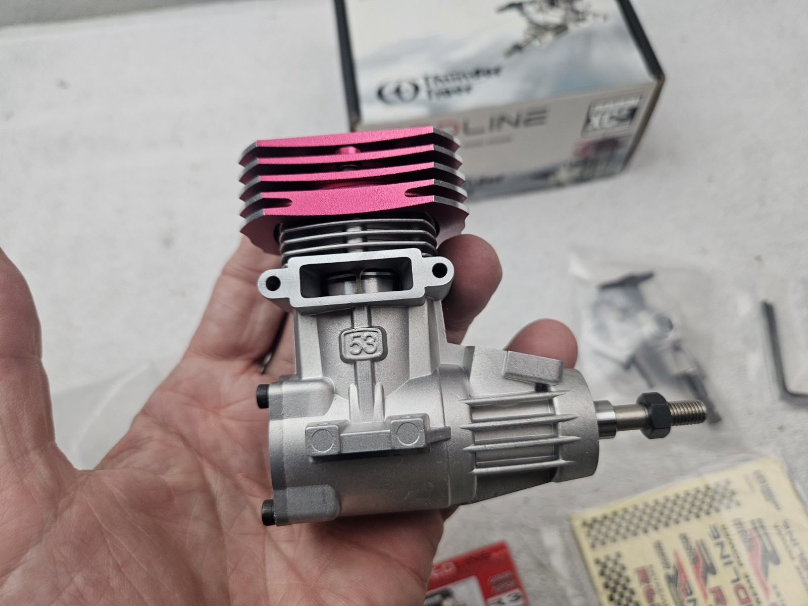 THUNDER TIGER REDLINE RL -53H 9606 RC ENGINE NEW IN OPEN BOX