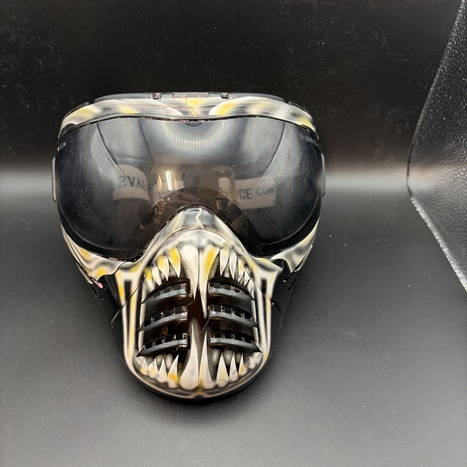 Save Phace Paintball Mask Black/white/yellow Plus Paintballs