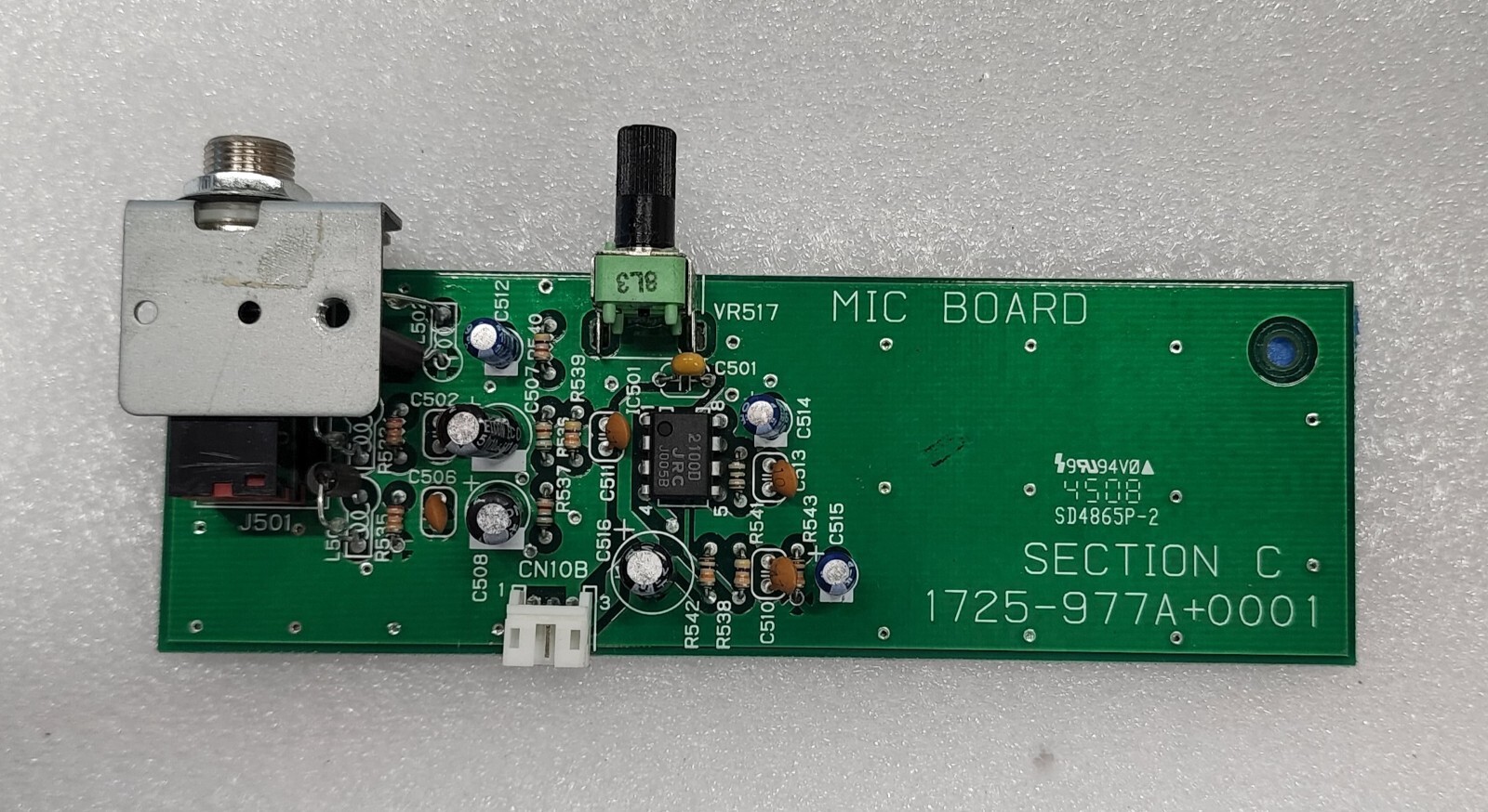 Vestax VCI-300 and VCI-300 MKII  Mic Board