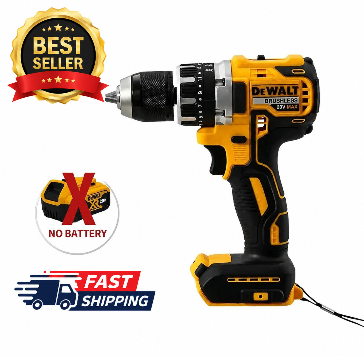 DEWALT DCD796 20V Cordles Compact Hammer Drill (Tool Only)