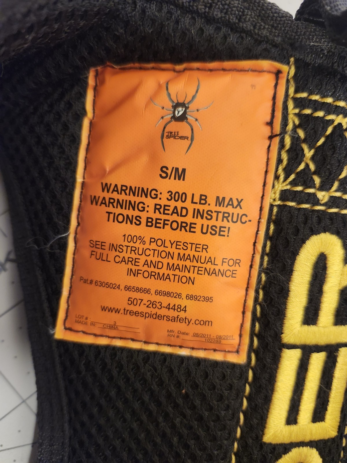 Tree Spider Harness Speed Harness Small/Medium