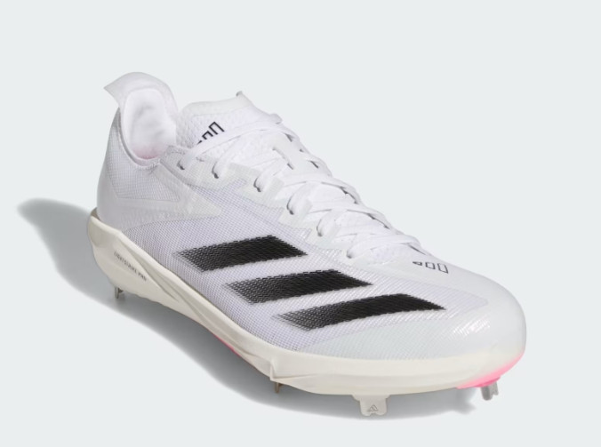 Adidas Adizero Electric+ Metal Spike Men's Baseball Shoes Sports White IF8486