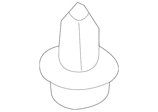 Genuine Honda Radiator Support Splash Shield Clip 91514-TG1-T01