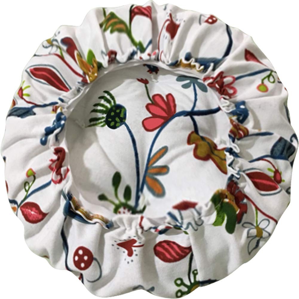 12" Padded Round Bar Stool Cover Cushion with Elastic Fabric Round Chair Seat...