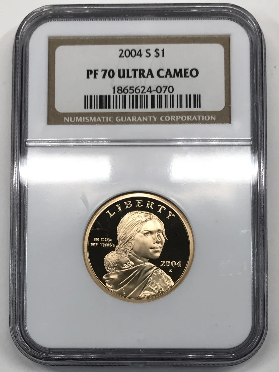 2004-S Proof Sacagawea Dollar NGC PF-70 ULTRA CAMEO