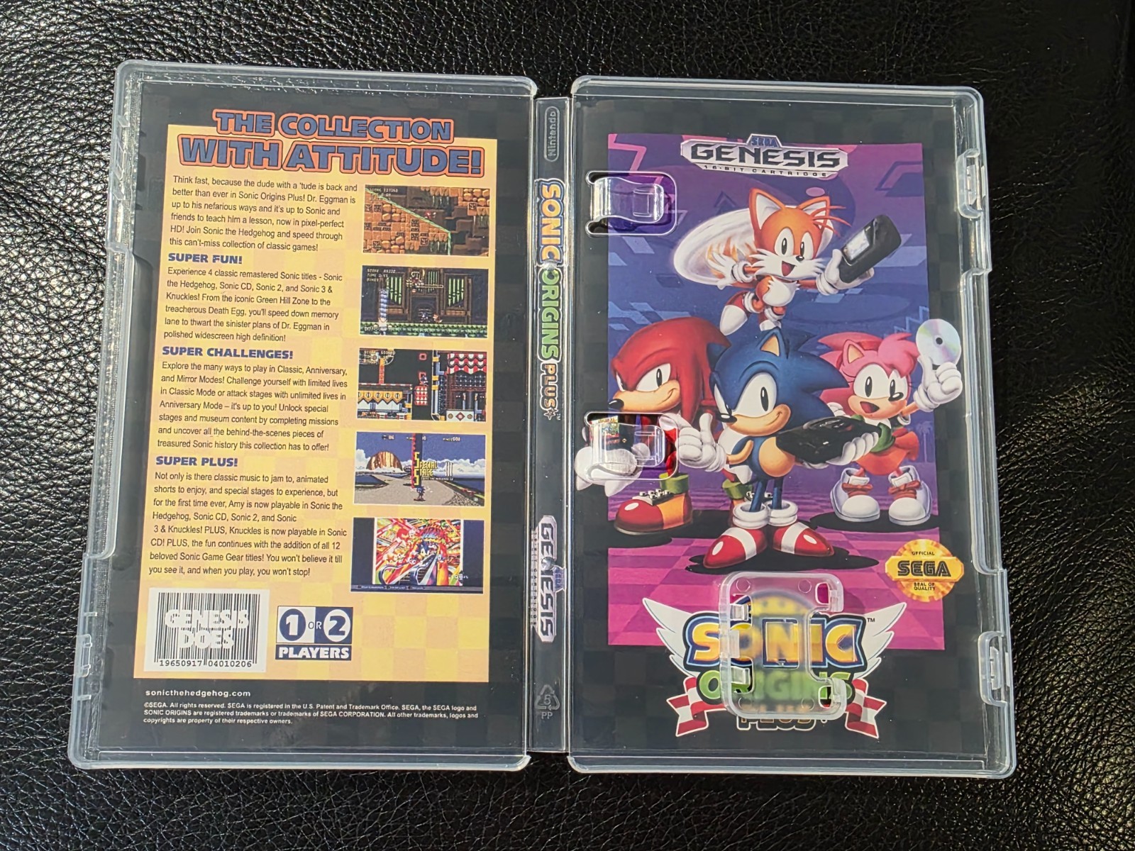 Replacement Case (NO GAME) Nintendo Switch Sonic Origins Plus