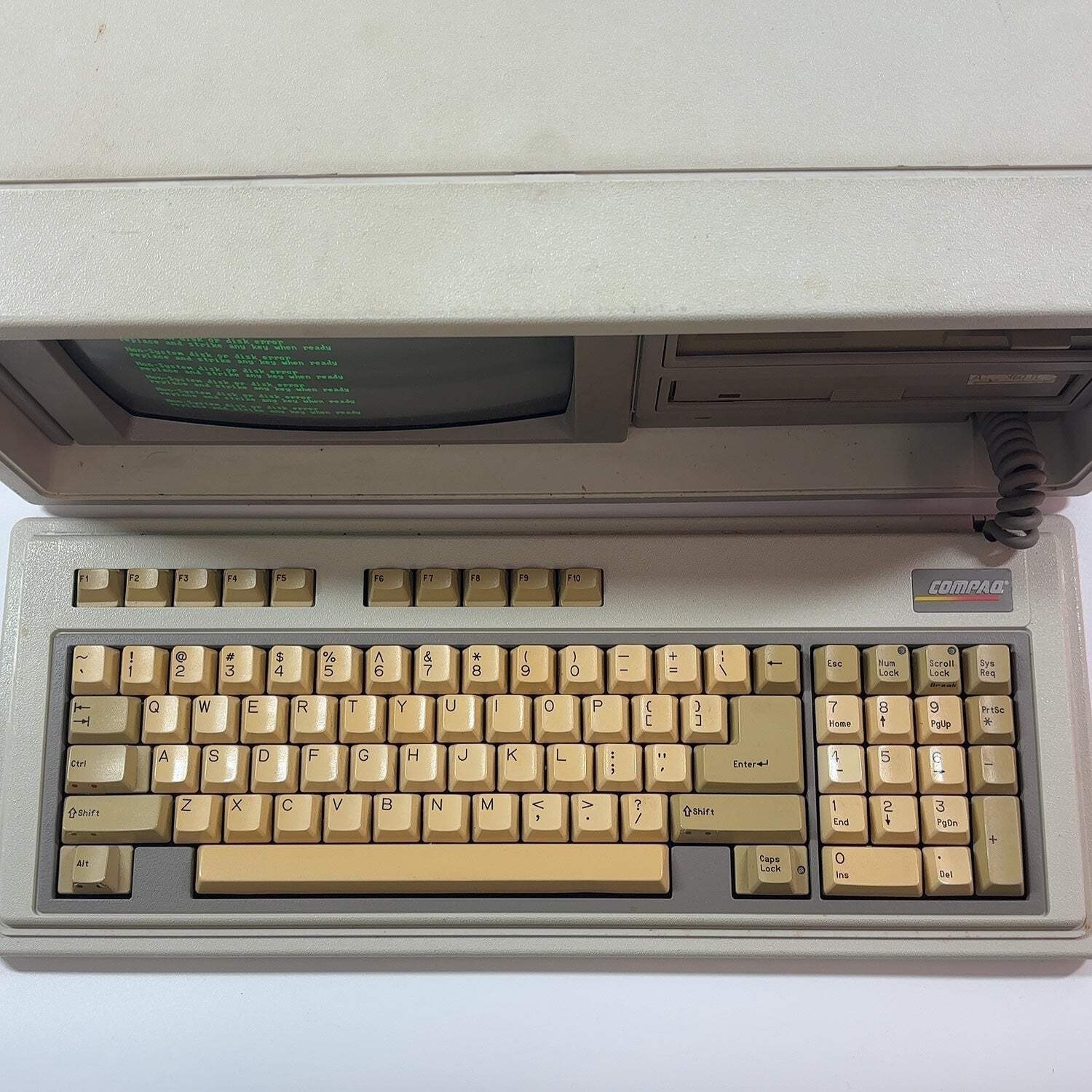 Compaq Portable II Vintage Luggable Computer
