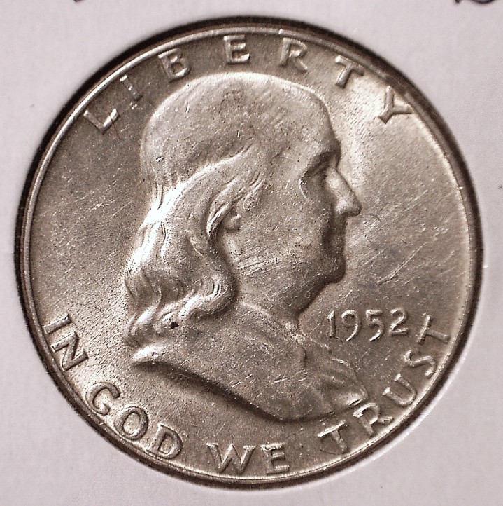 1952 Franklin Half Dollar, BU  #3153