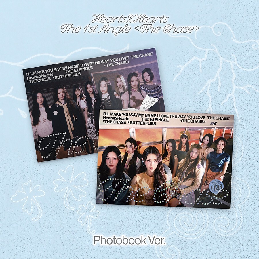 HEARTS2HEARTS [THE CHASE] 1st Single Album PHOTO BOOK Ver/CD+Book+3 Card+Poster