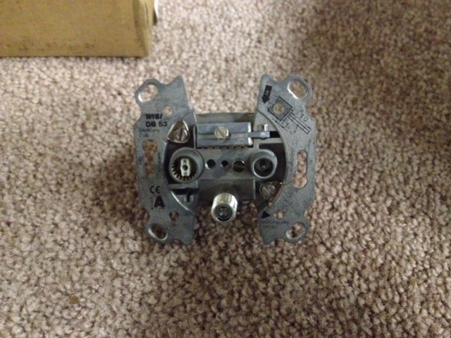 Busch-Jaeger # 0232-101 Antenna Socket (NEW)