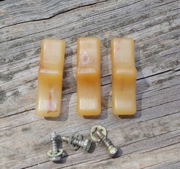 Set of 3 1940's ZENITH Model 169-101 Phono Auto Changer BAKELITE Slider KNOBS