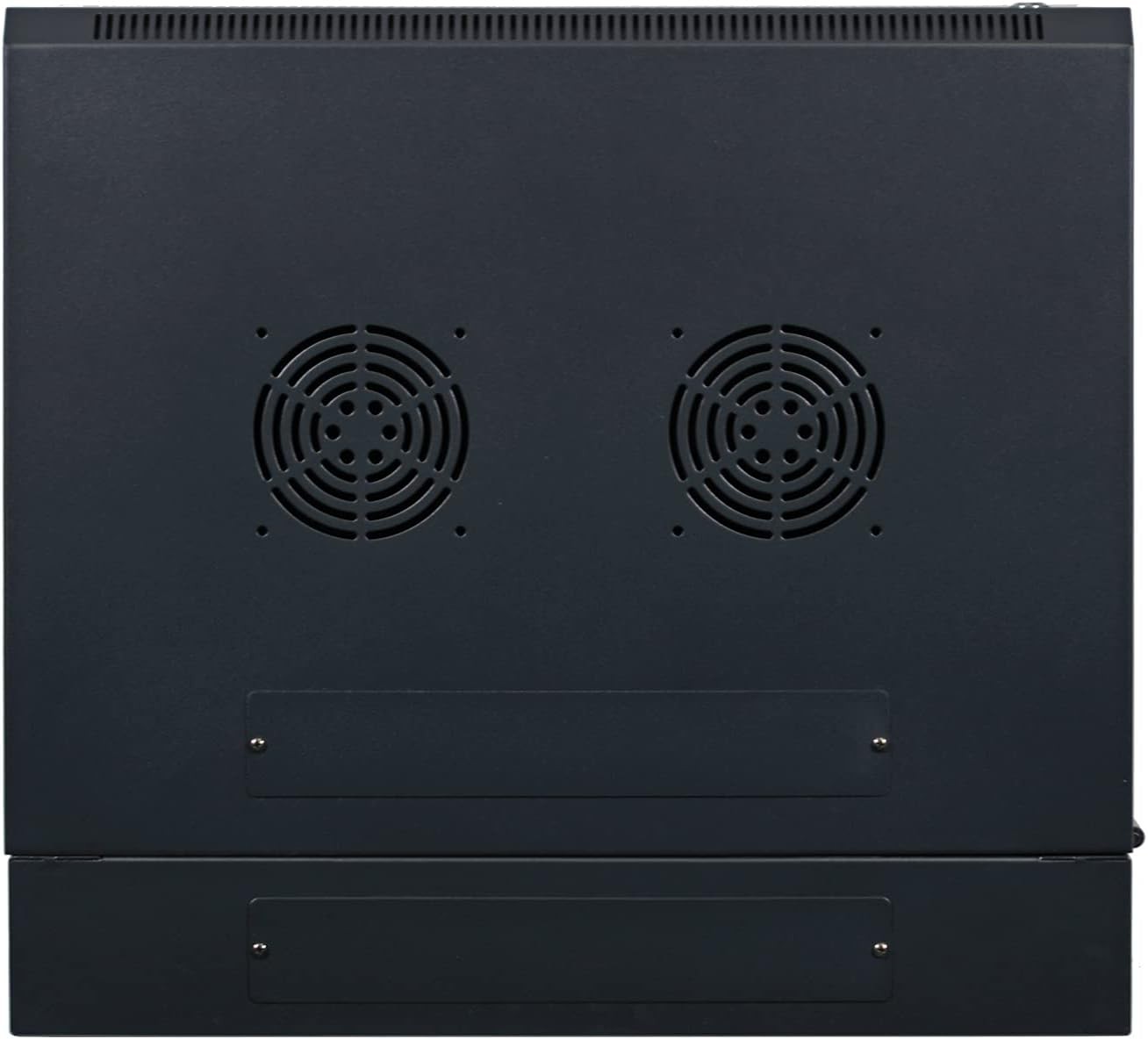 6U Professional Wall Mount IT Cabinet Enclosure Double Section Hinged Swing Out