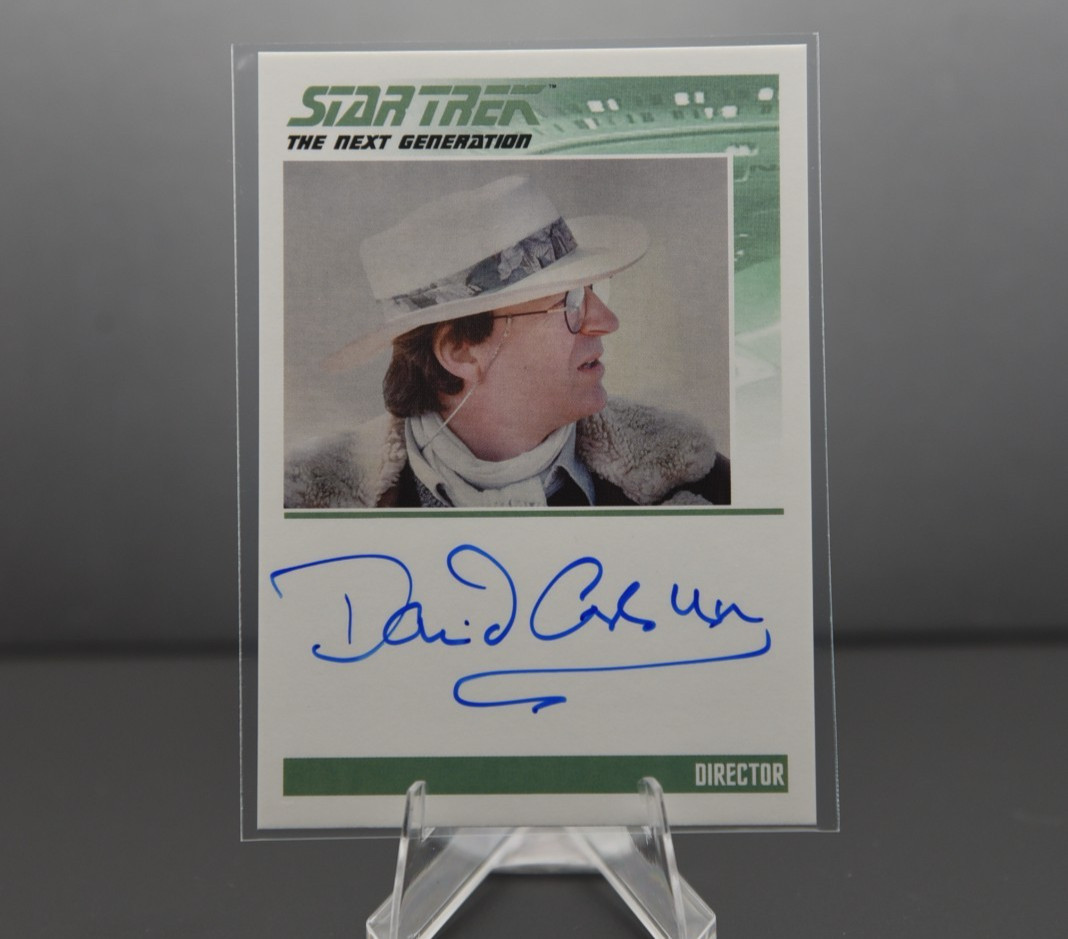 Star Trek: Connections David Carson Autograph Card