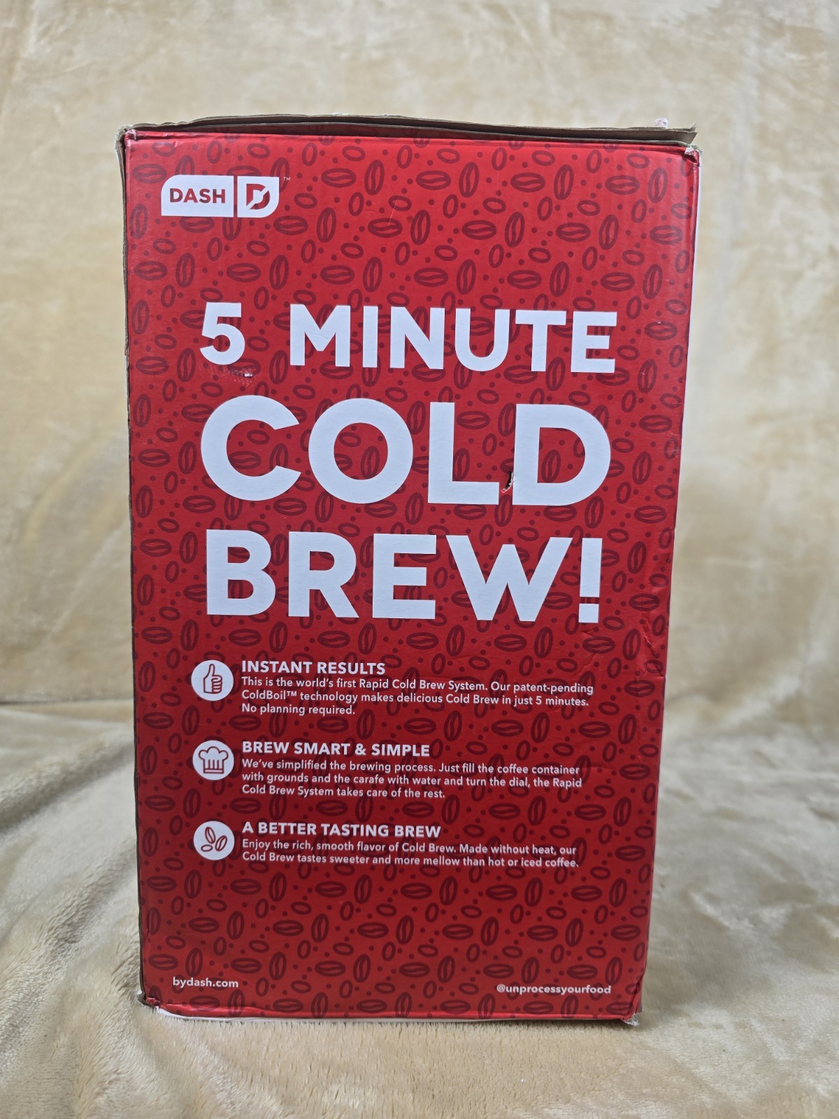 Dash DCBCM500BK Rapid Cold Brew Machine, Black