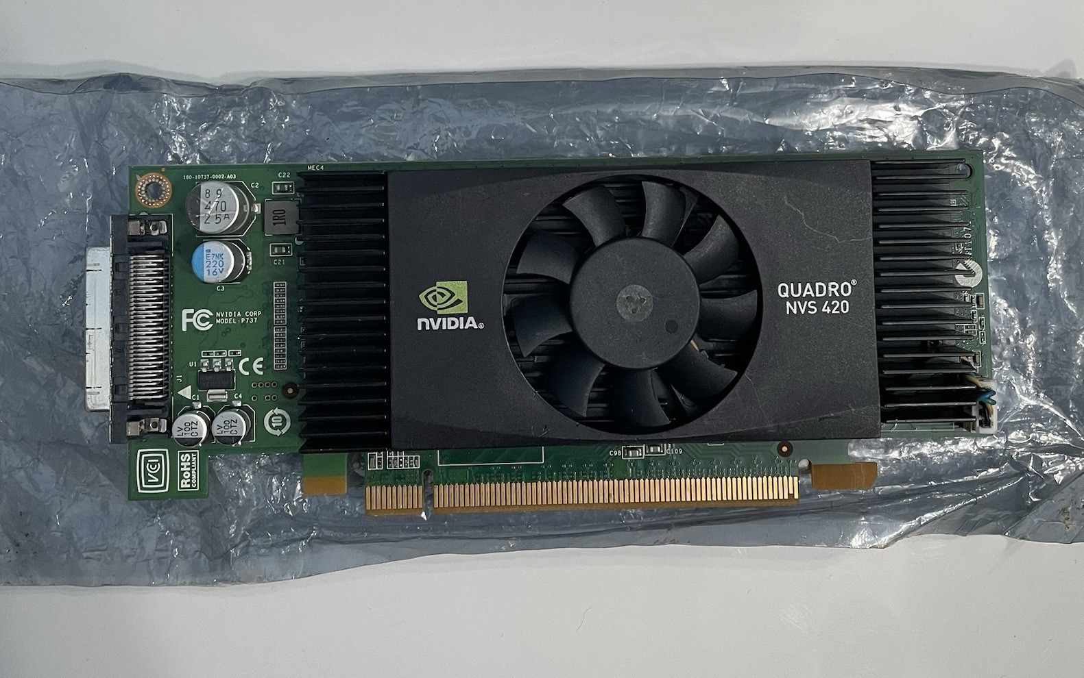 PNY NVIDIA Quadro NVS 420 PCIe x16 DisplayPort Multi-Monitor Fan/Heatsink