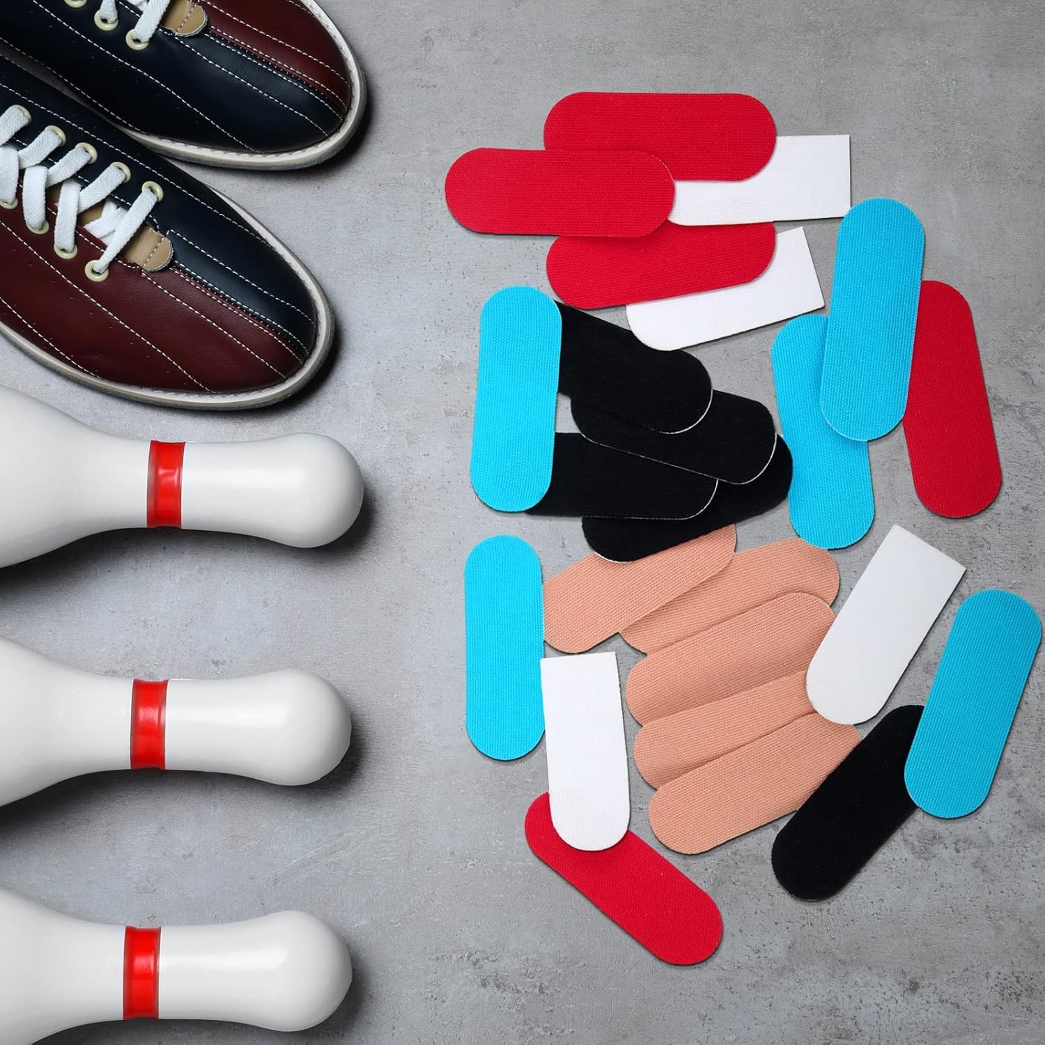 Sratte 150 Pieces Bowling Thumb Tape Bowling Protective Performance Finger Prote