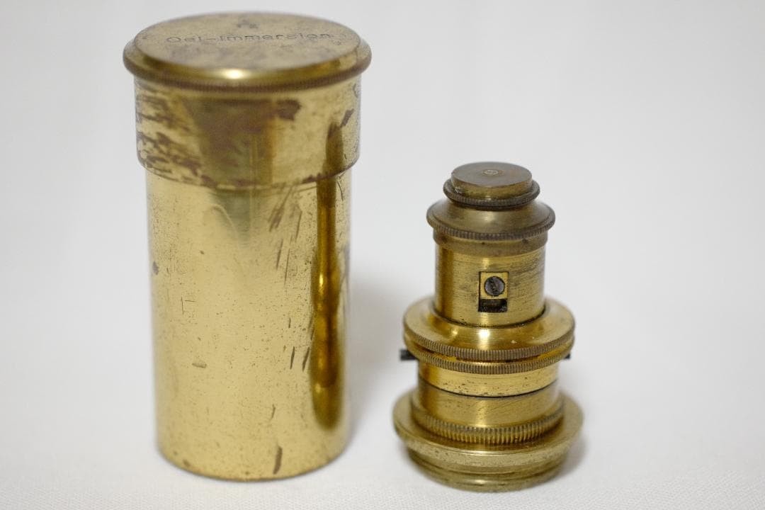 microscope antique collectible Objective Lens "Nachet 1/12 Immersion "