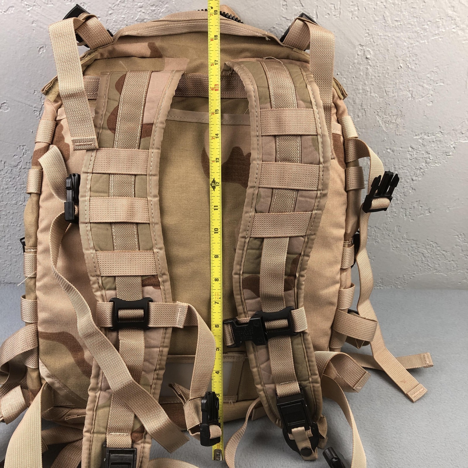 Army Backpack MOLLE II 3 Day Assault Pack Desert Camo Specialty Defense Systems