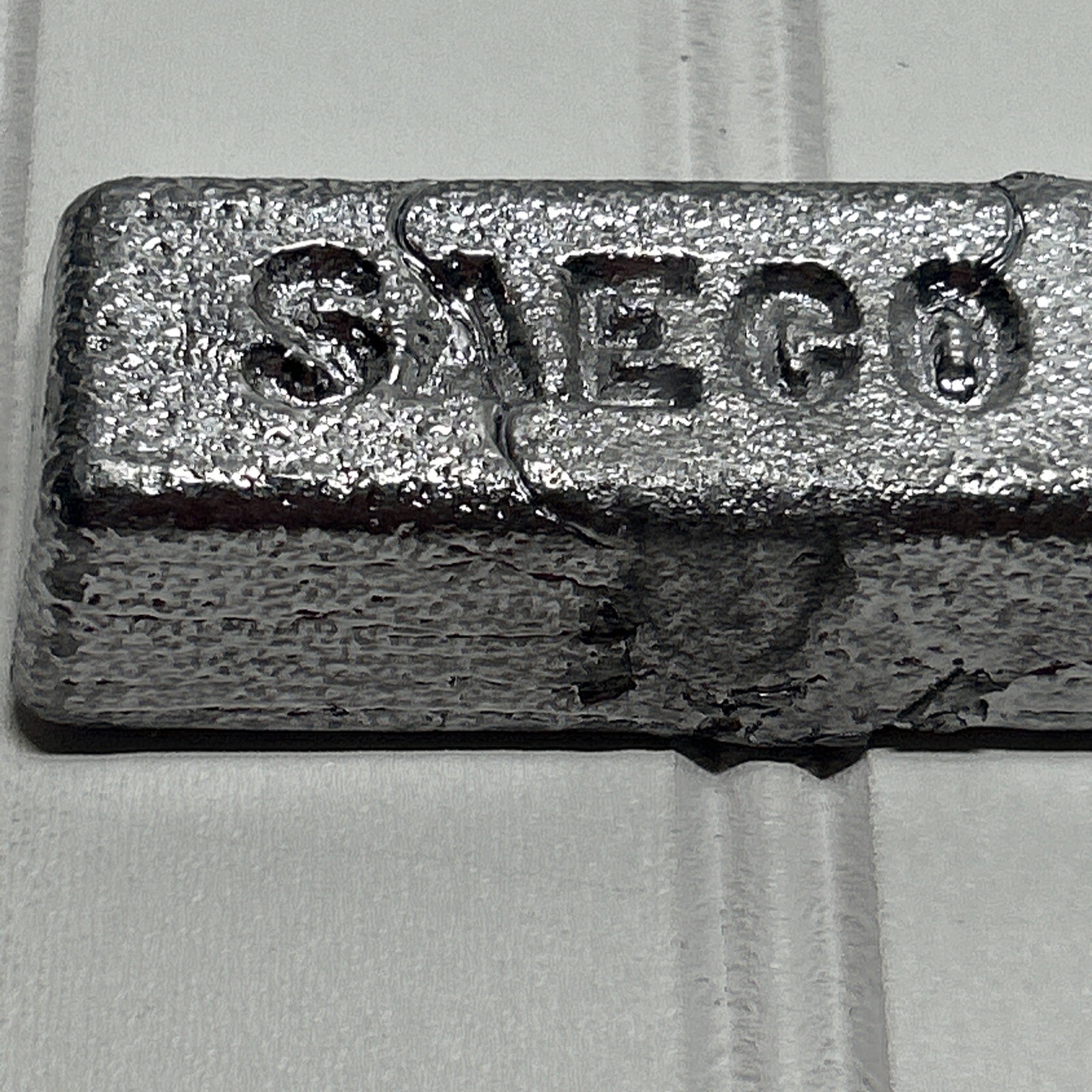 SAECO 27 Ounces Molded Lead Bars Hunting Fishing Reloading Sinkers Ingot