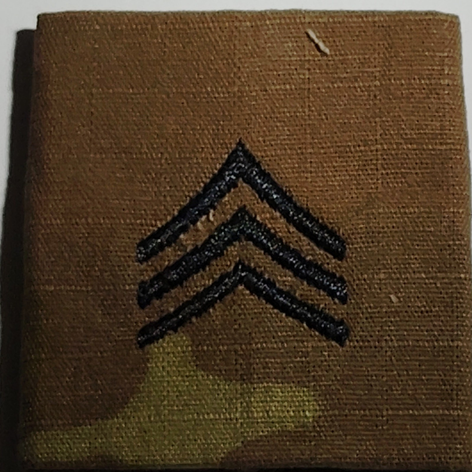 U.S. Army Sergeant (E‑5) OCP Rank Loop Epaulette – Novelty Patch