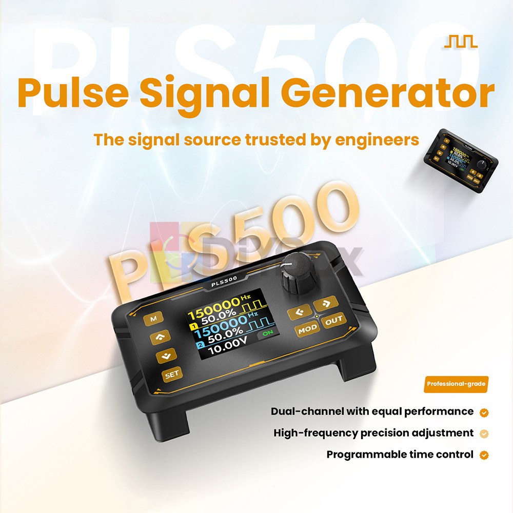 Signal Generator Module 2CH Adjustable Dead zone PWM Pulse Frequency Duty Cycle