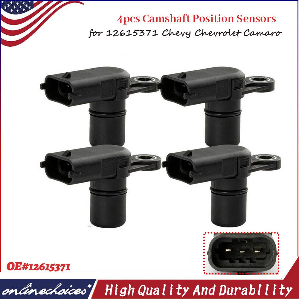4X Camshaft Position Sensor For GMC Acadia Terrain Canyon 3.0L 3.6L 12684186