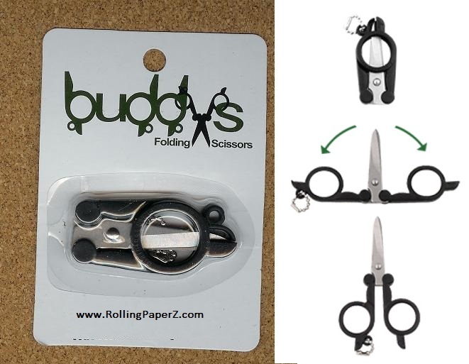 12X BUDDYS FOLDING SCISSORS Hydroponic Clone Cuttings Trimming POCKET SIZE Chain