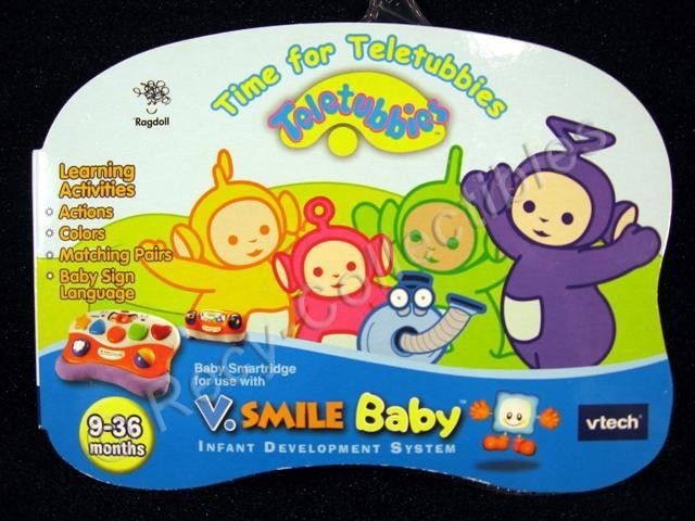 VSmile Baby Vtech Time for Teletubbies Game Cartridge V Smile Infant System
