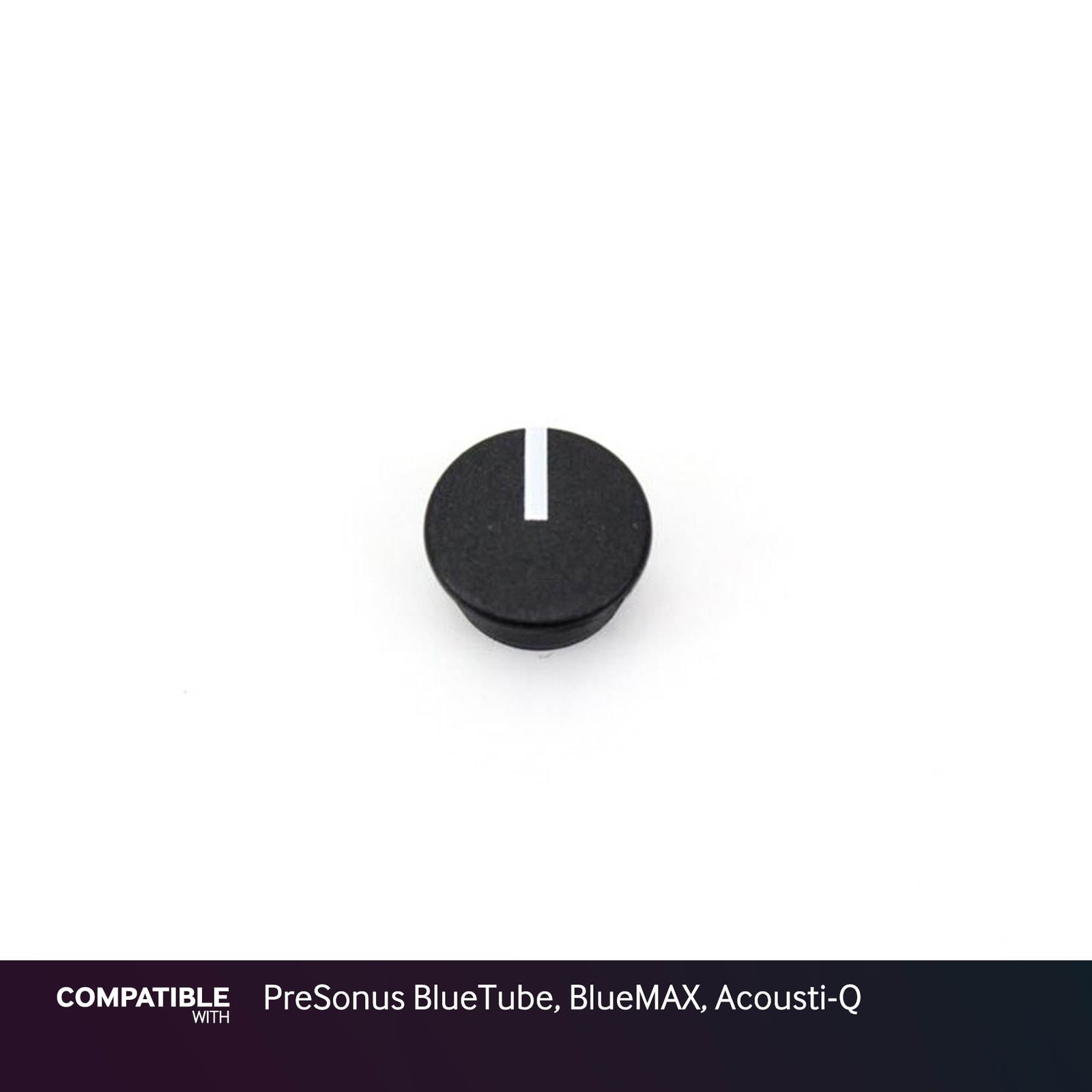 PixelGear Black Knob Cap for PreSonus BlueTube, BlueMAX, Acousti-Q
