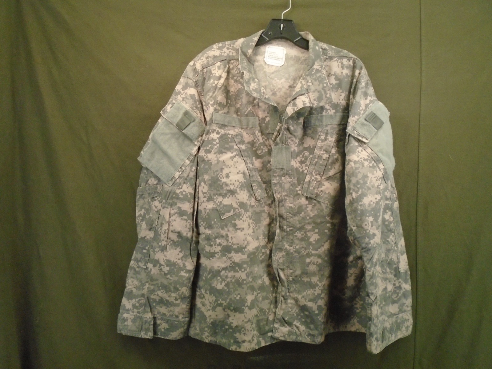 US Military Army Combat Uniform ACU Coat FR Shirt Size Large Regular 2005 272-O