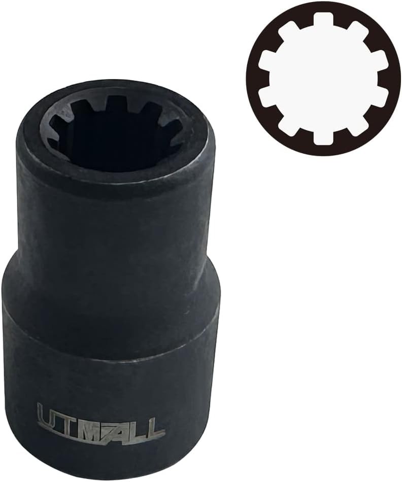 10 Point Brake Caliper Socket Brake Pad Screw Removal Tool for Audi Q7 VW Touare