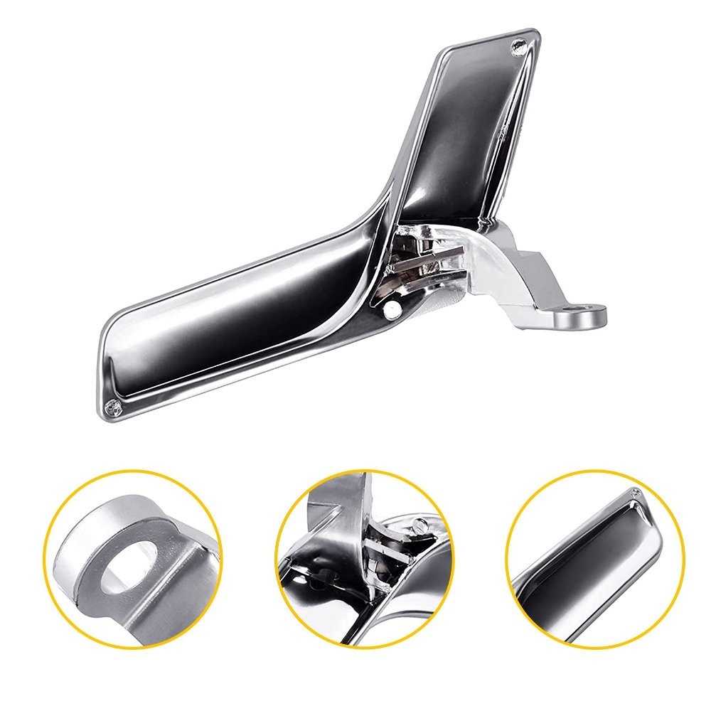 Interior Left For Mercedes C-Class 2008-2014 W204 Inner Door Handle Matte Silver