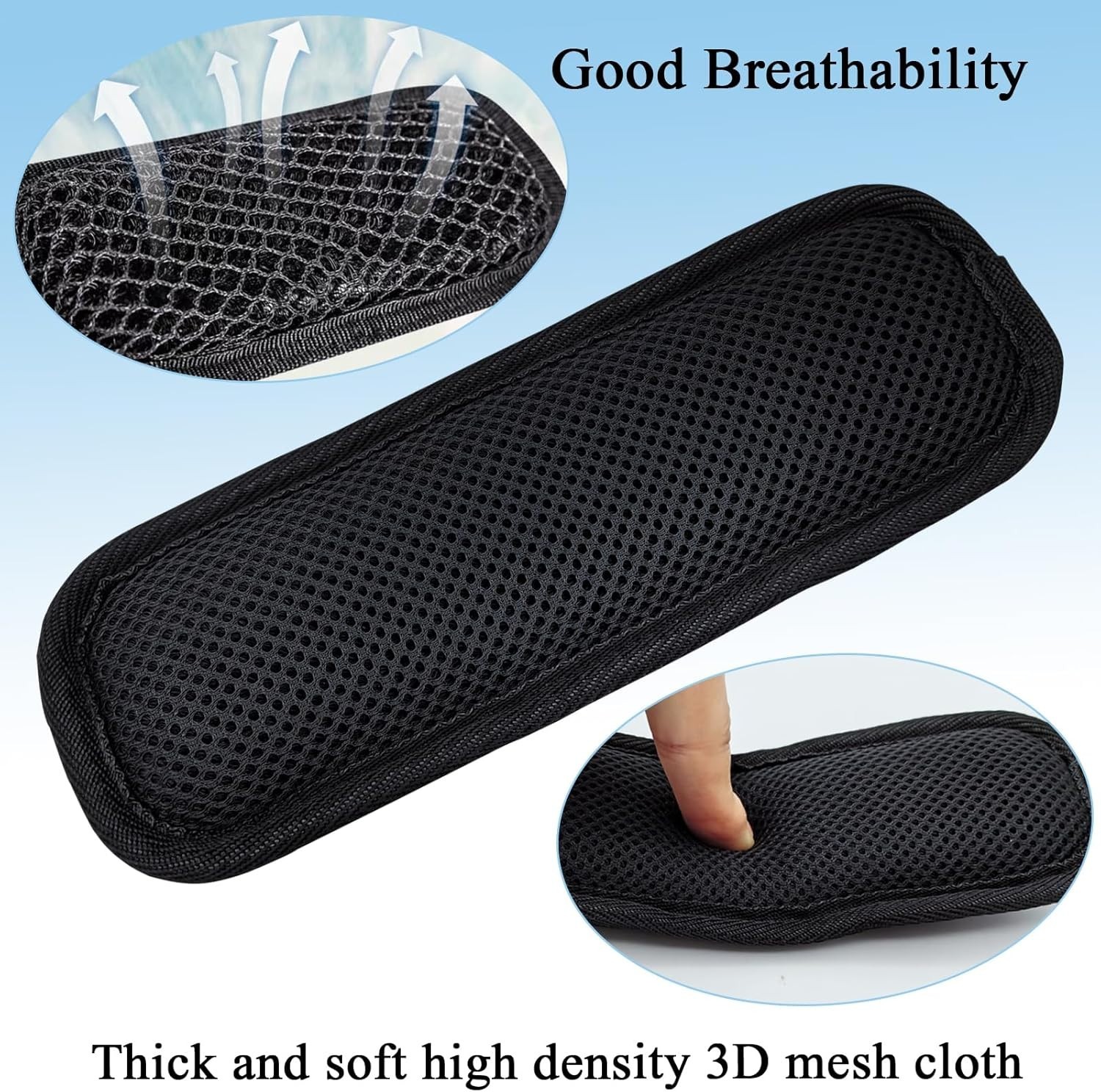 Soft Shoulder Strap Pad, Breathable & Removable Backpack Strap Pads for Bag S...