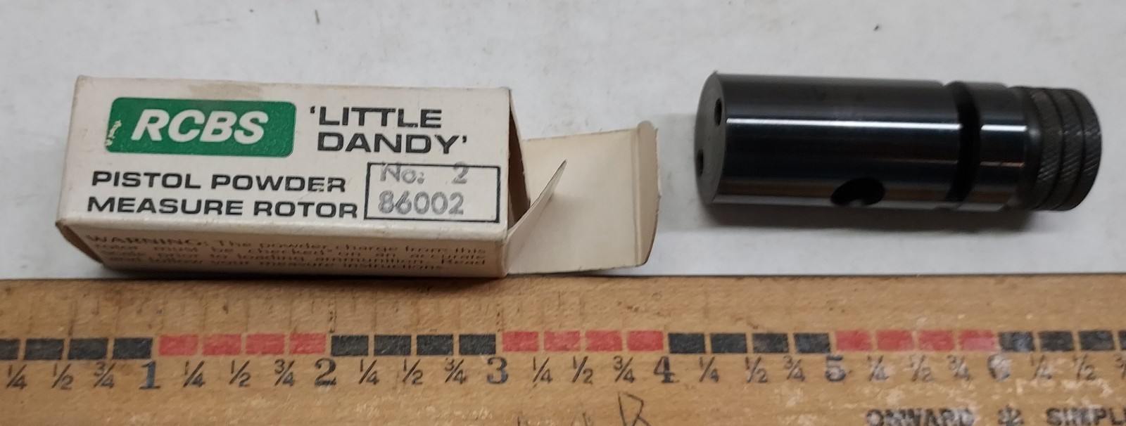 RCBS Little Dandy Pistol No. 2 Powder Measure Rotor 86002 In Box