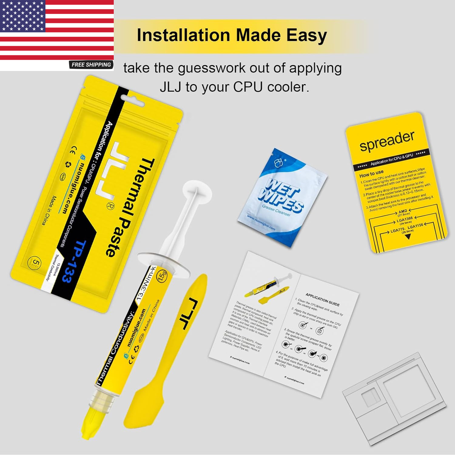 Thermal Paste, 6G CPU Paste Thermal Compound Paste Heatsink for Ic/Processor/Cpu