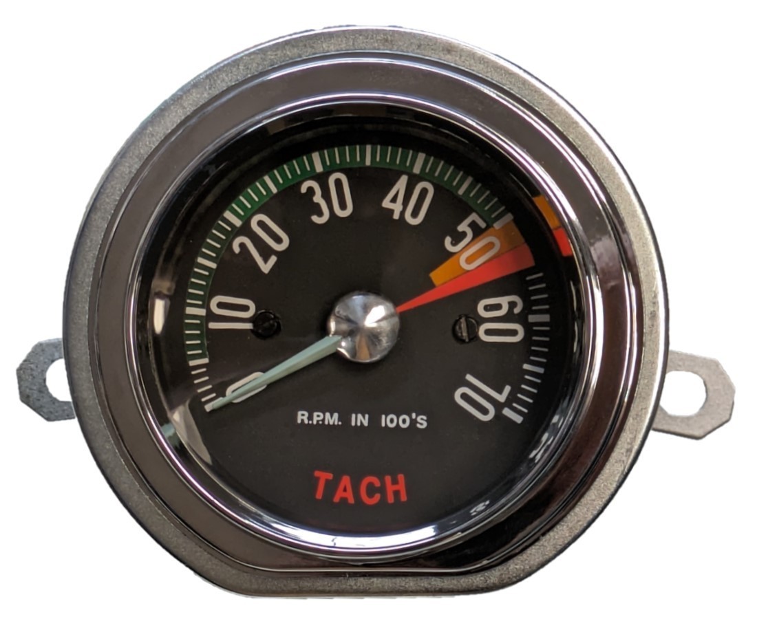 1960Early Corvette Tachometer - Generator Drive - 5300 RPM Redline - New #1063