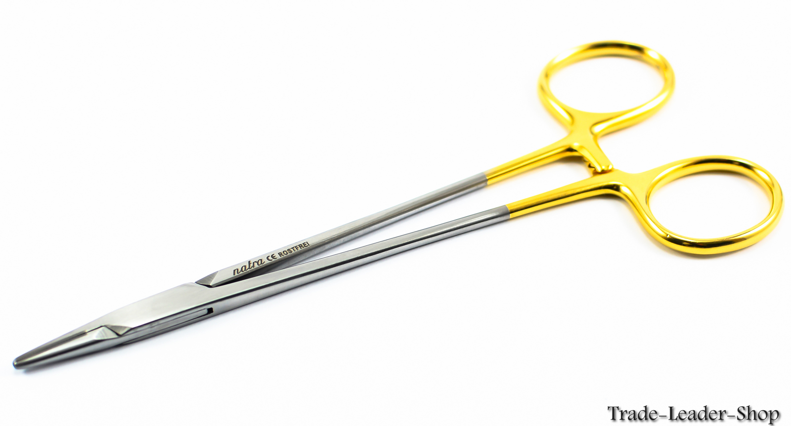 TC Mayo Hegar Needle Holder straight 5.5'' suture gold seam surgical 14 cm NATRA