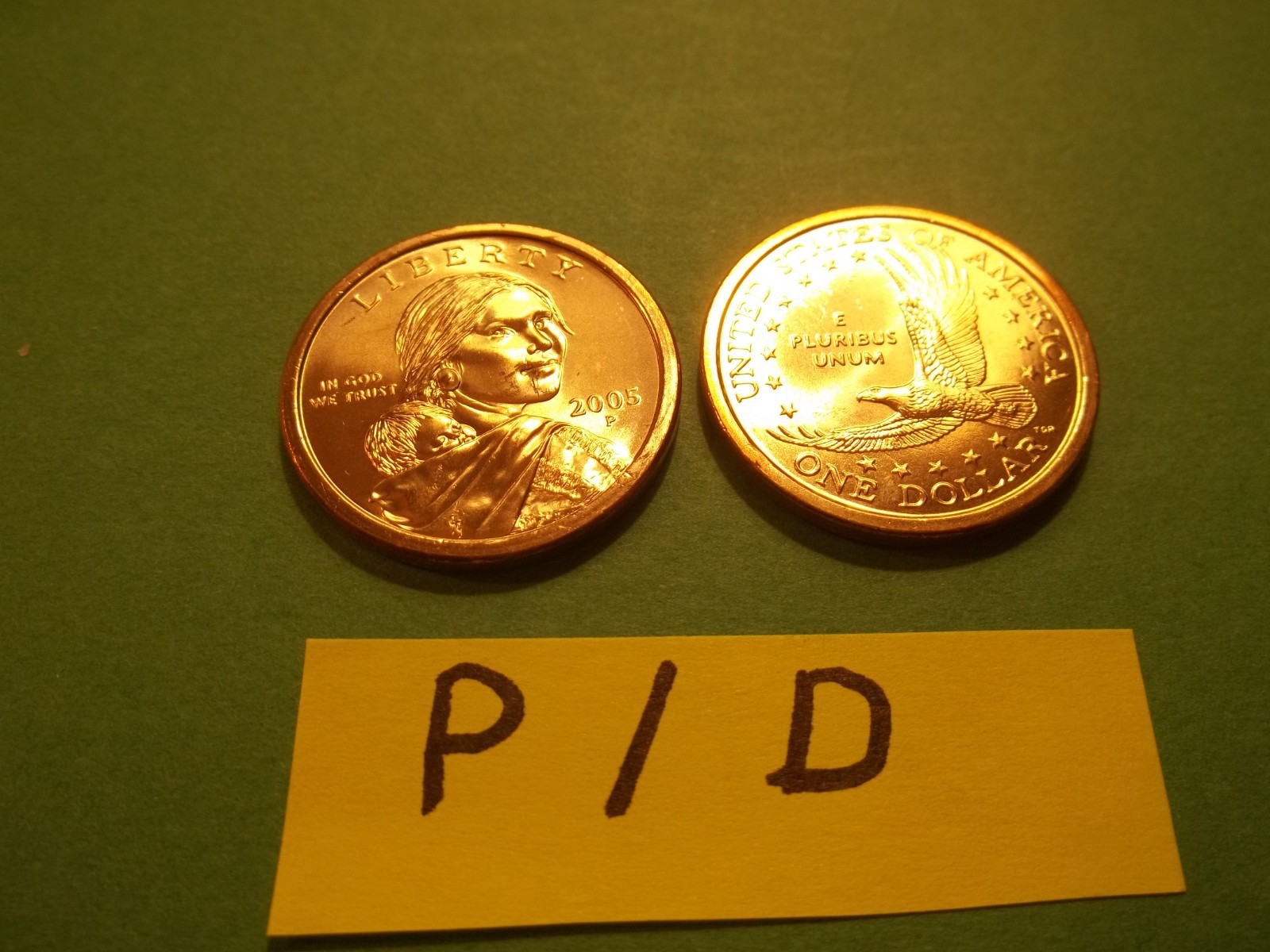 Native American Dollar Set  2005  P, D Unc.