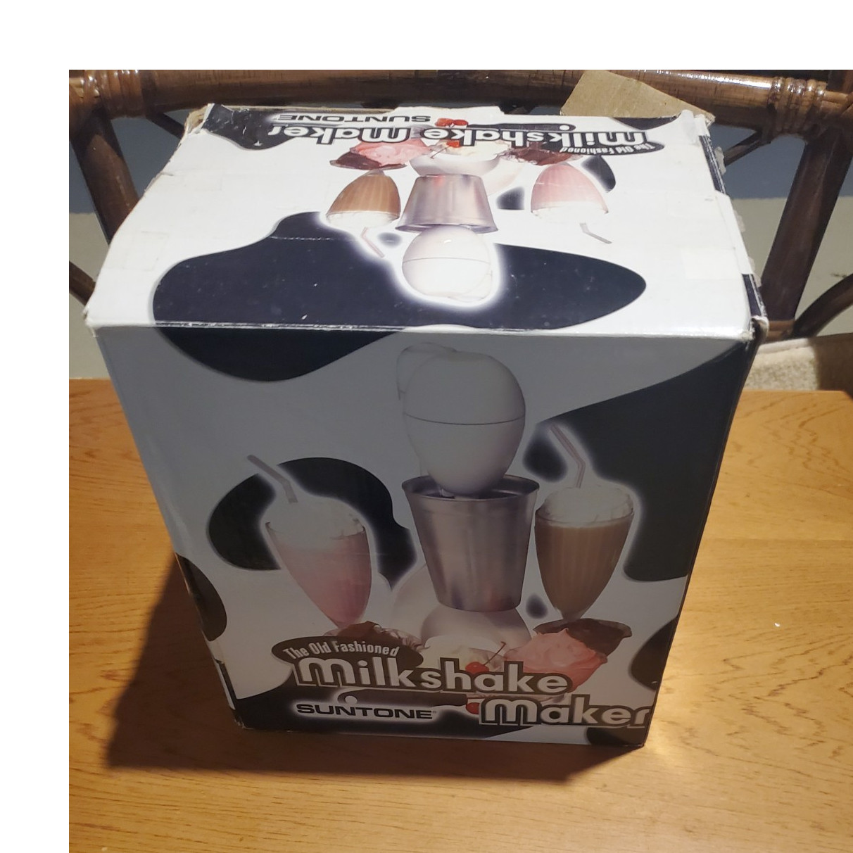 Suntone The Old Fashioned Milkshake Maker White Stainless Steel Cup Electric