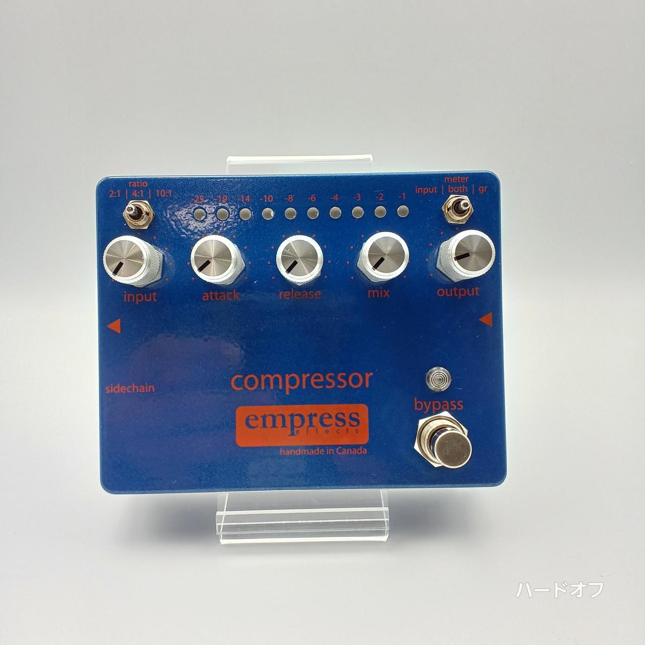 Empress Effects Compressor Bass Blue Guitar Pedal Used