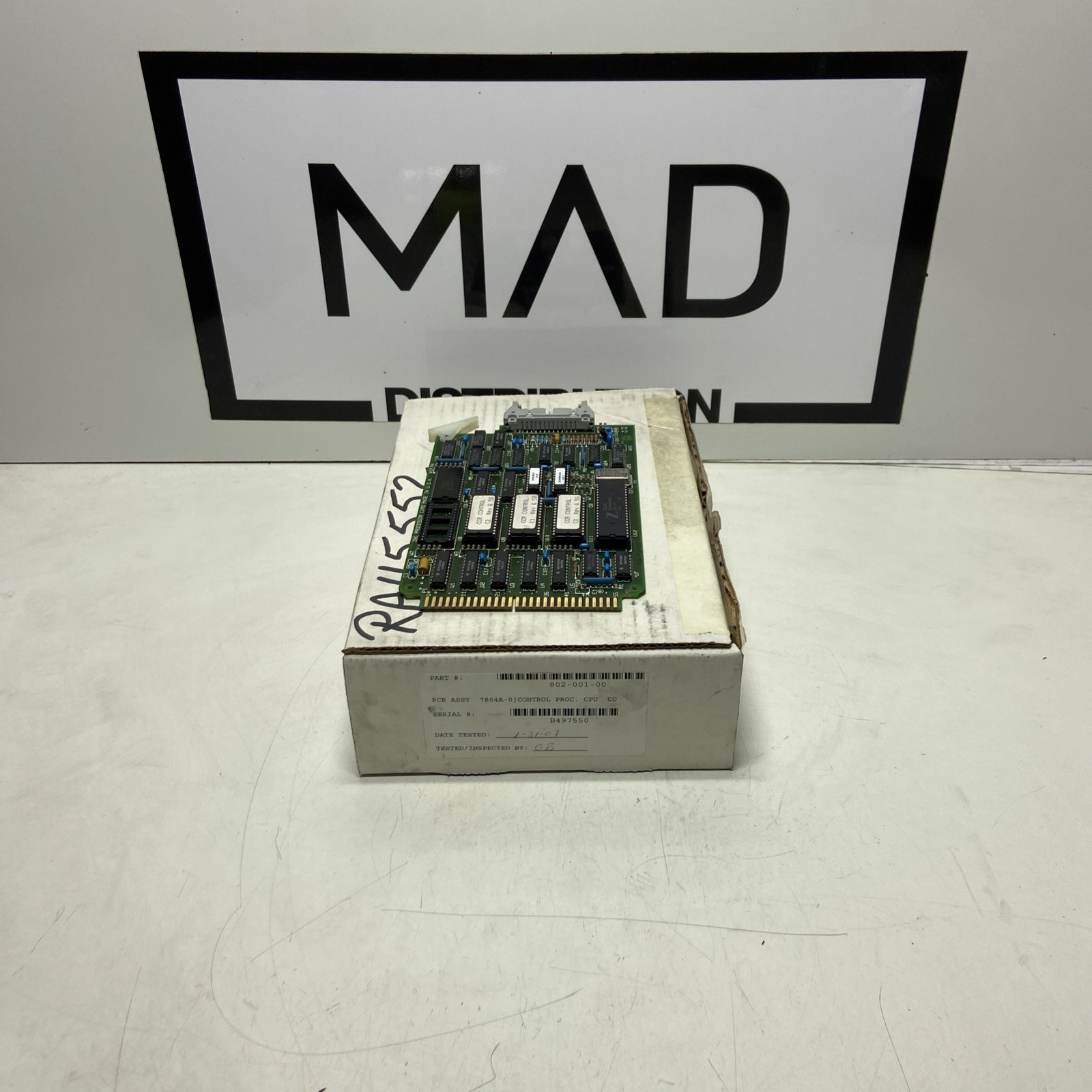 WEB 802-001-00 Control Processor Card
