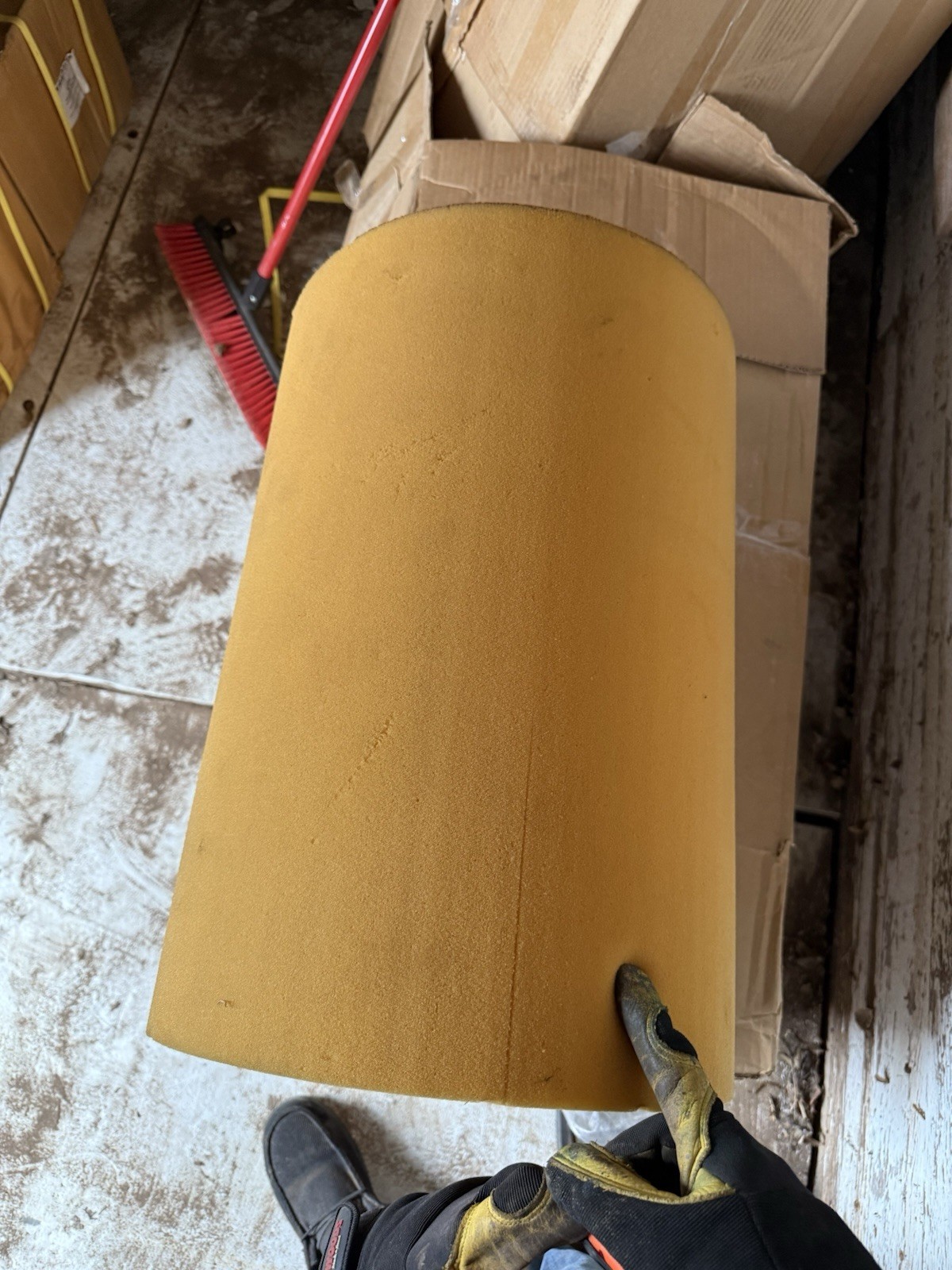14” Fourteen Inch Bare Foam Squeegee Pipeline Pipe Cleaning Pig New